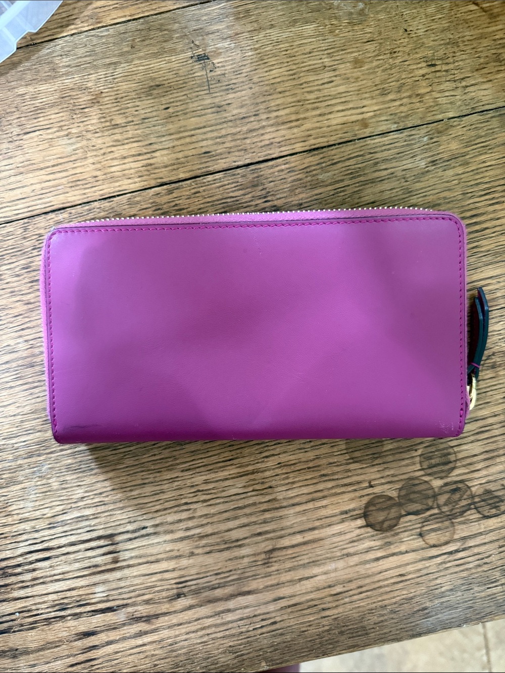 GUCCI Magenta Pink Leather Wallet - Picture 3 of 10